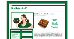 Desktop Screenshot of findirishstuff.com