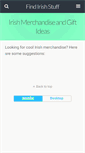 Mobile Screenshot of findirishstuff.com