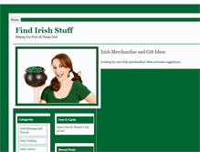 Tablet Screenshot of findirishstuff.com